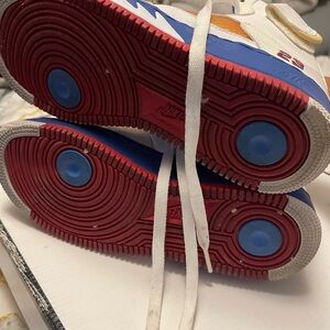 Nike Kids' Blue and Red Sneakers